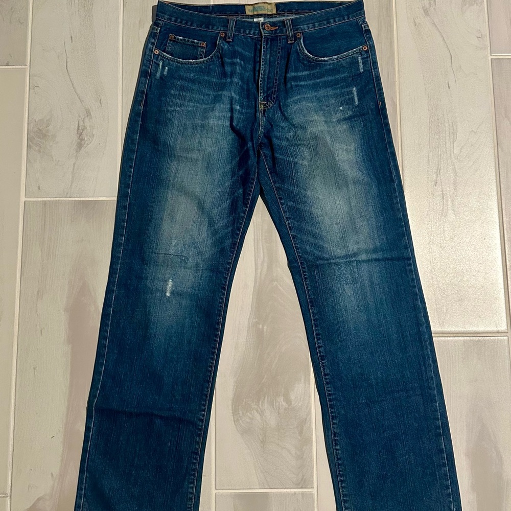Old Navy Dark Blue Straight Jeans